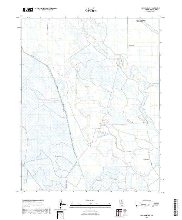 San Luis Ranch topographic map thumbnail