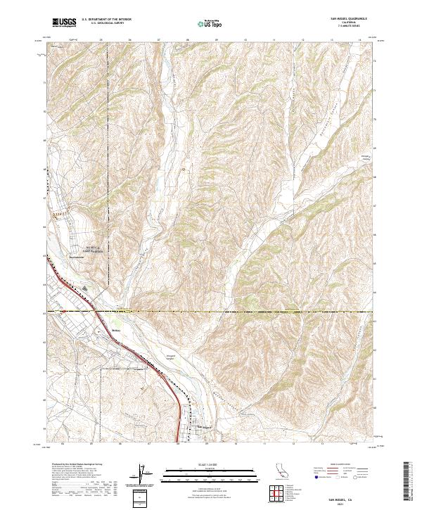 San Miguel topographic map thumbnail