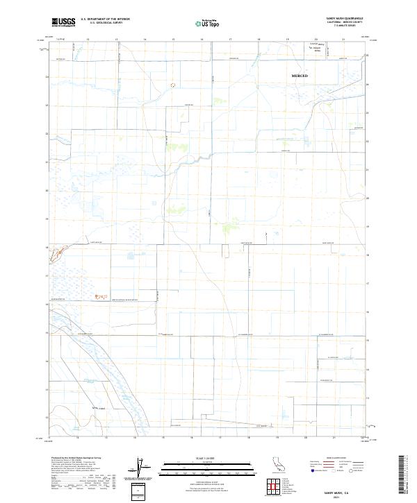 Sandy Mush 2021 topographic map thumbnail