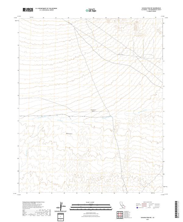 Savahia Peak NE topographic map thumbnail