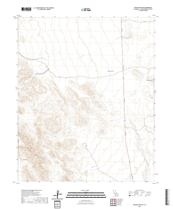 Savahia Peak SW topographic map thumbnail