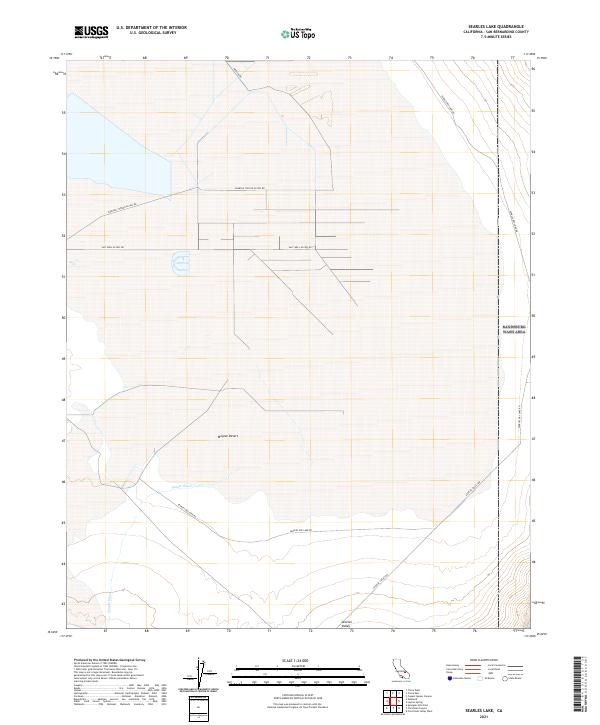 Searles Lake topographic map thumbnail