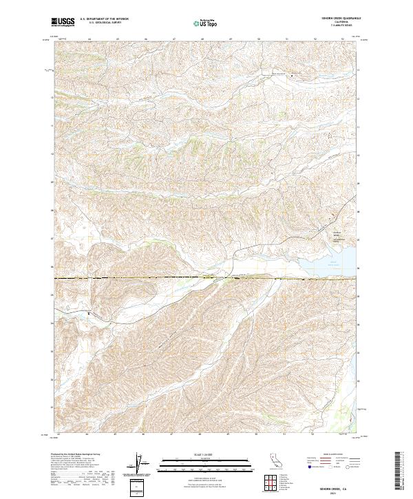 Sehorn Creek topographic map thumbnail
