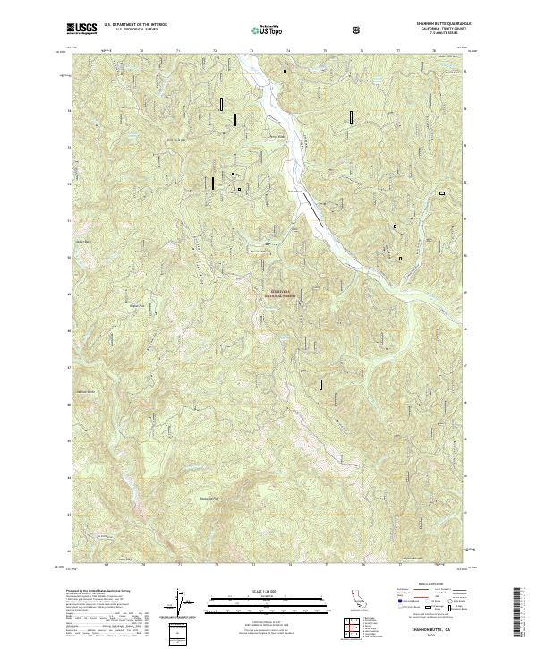Shannon Butte topographic map thumbnail