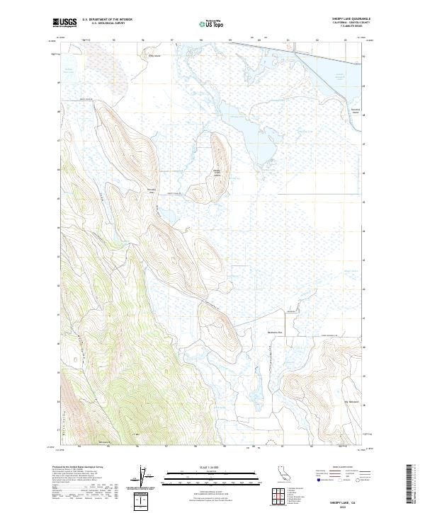 Sheepy Lake topographic map thumbnail