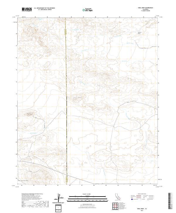 Shell Reef 2021 topographic map thumbnail