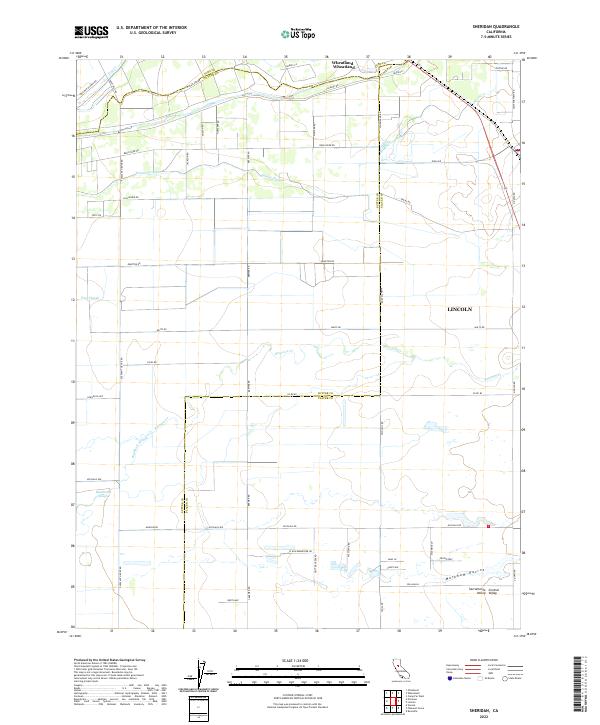 Sheridan 2022 topographic map thumbnail