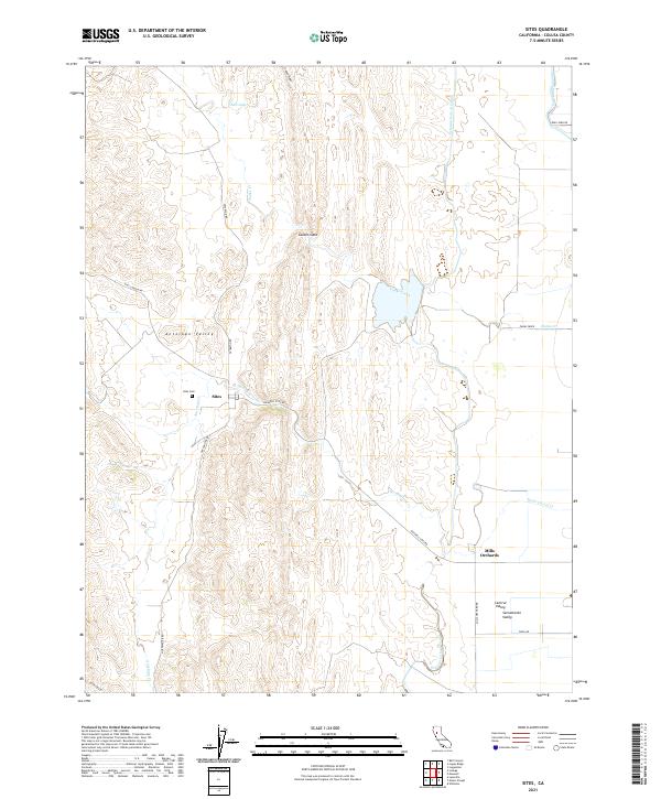 Sites 2021 topographic map thumbnail
