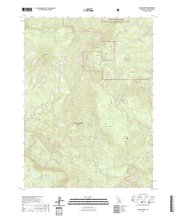 Skunk Ridge 2021 topographic map thumbnail