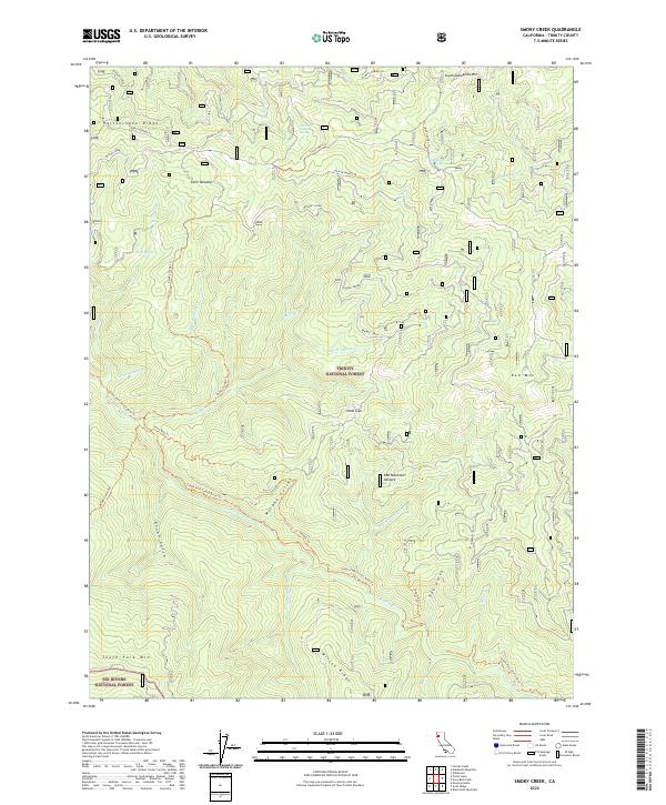 Smoky Creek topographic map thumbnail