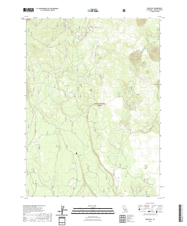 Snag Hill 2022 topographic map thumbnail