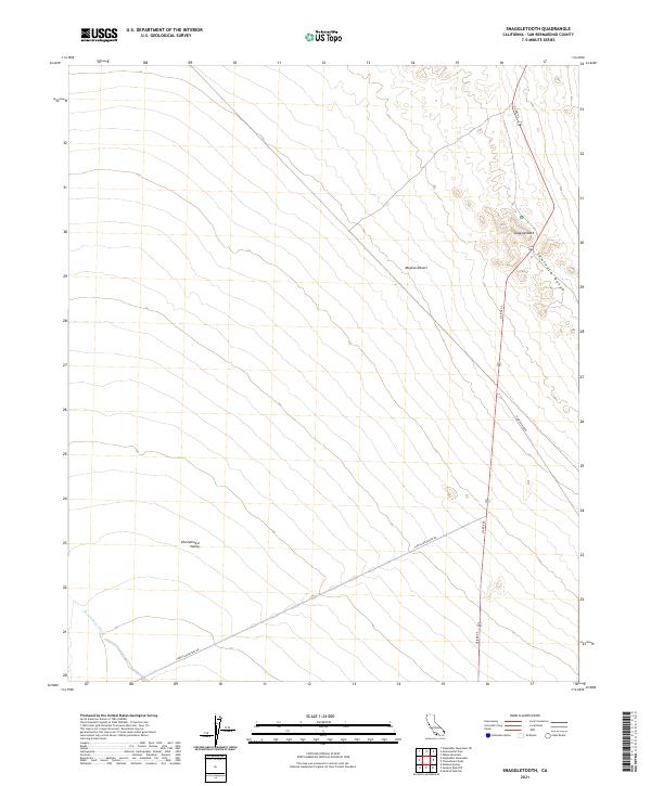 Snaggletooth 2021 topographic map thumbnail