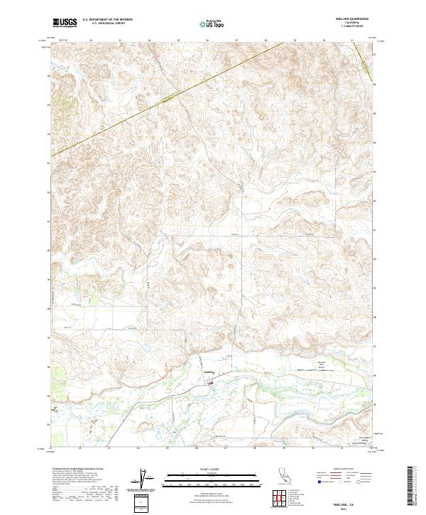 Snelling 2021 topographic map thumbnail