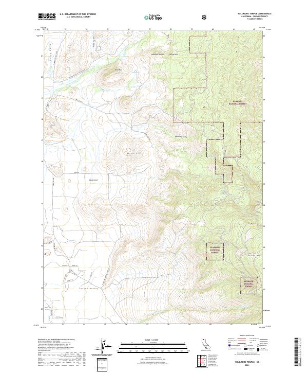Solomons Temple 2021 topographic map thumbnail