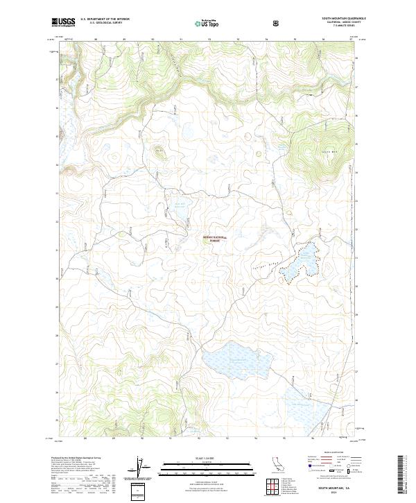 South Mountain topographic map thumbnail