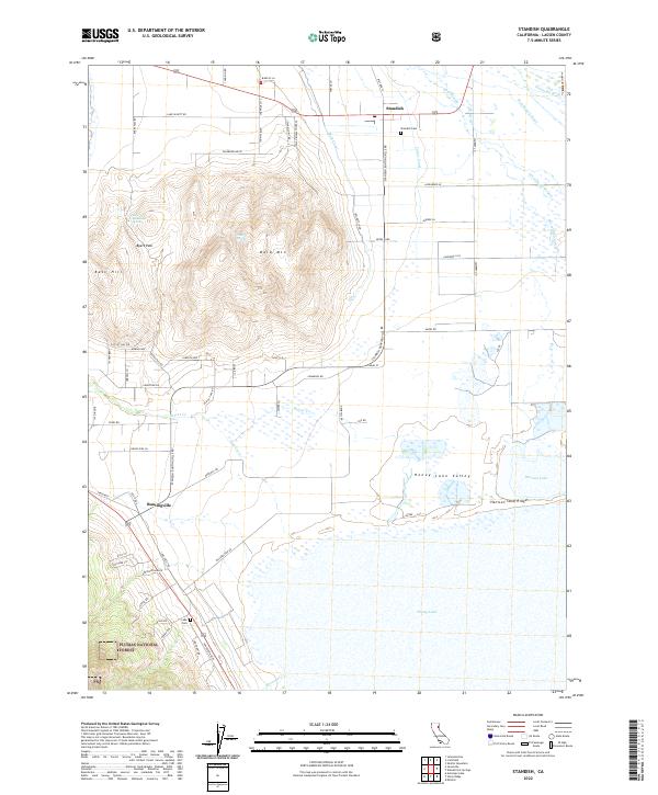 Standish 2022 topographic map thumbnail