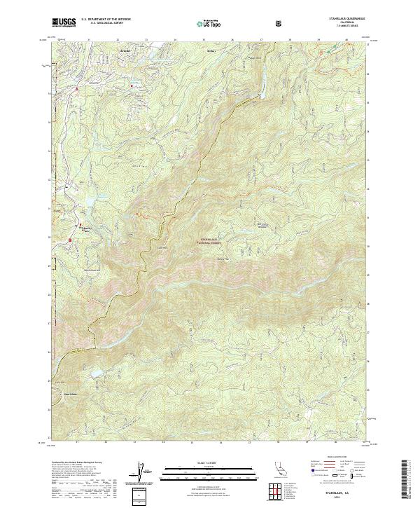 Stanislaus 2021 topographic map thumbnail