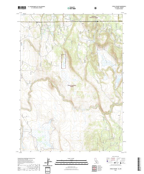 Steele Swamp 2021 topographic map thumbnail