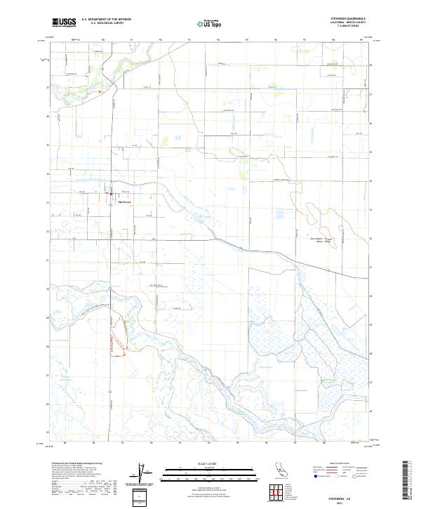 Stevinson 2021 topographic map thumbnail
