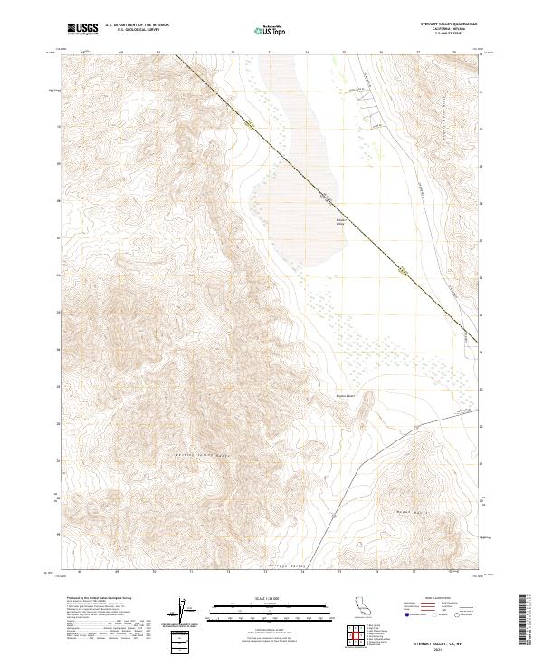 Stewart Valley topographic map thumbnail