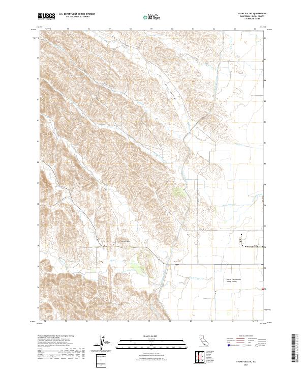 Stone Valley 2021 topographic map thumbnail
