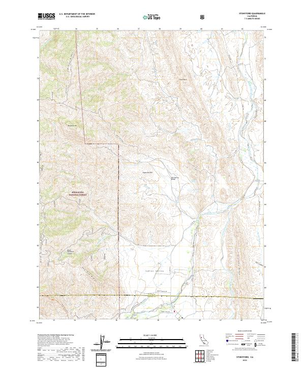 Stonyford 2022 topographic map thumbnail