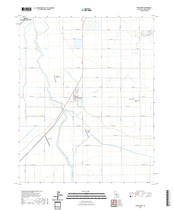 Stratford topographic map thumbnail