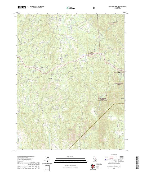 Stumpfield Mountain 2021 topographic map thumbnail