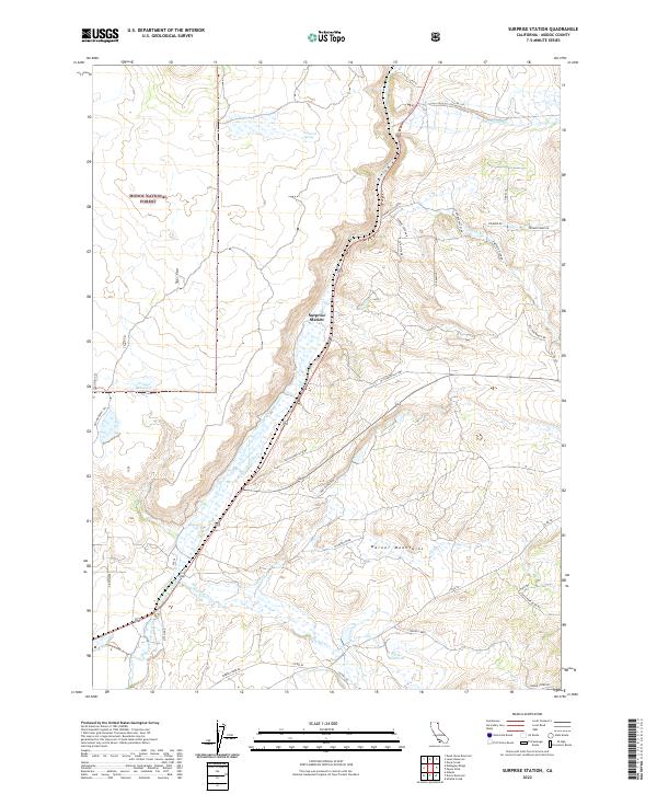 Surprise Station 2022 topographic map thumbnail