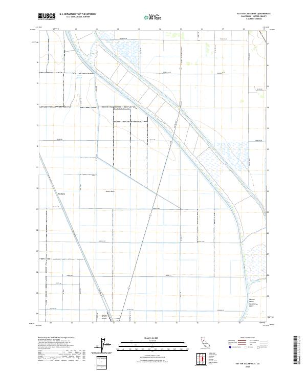 Sutter Causeway 2022 topographic map thumbnail