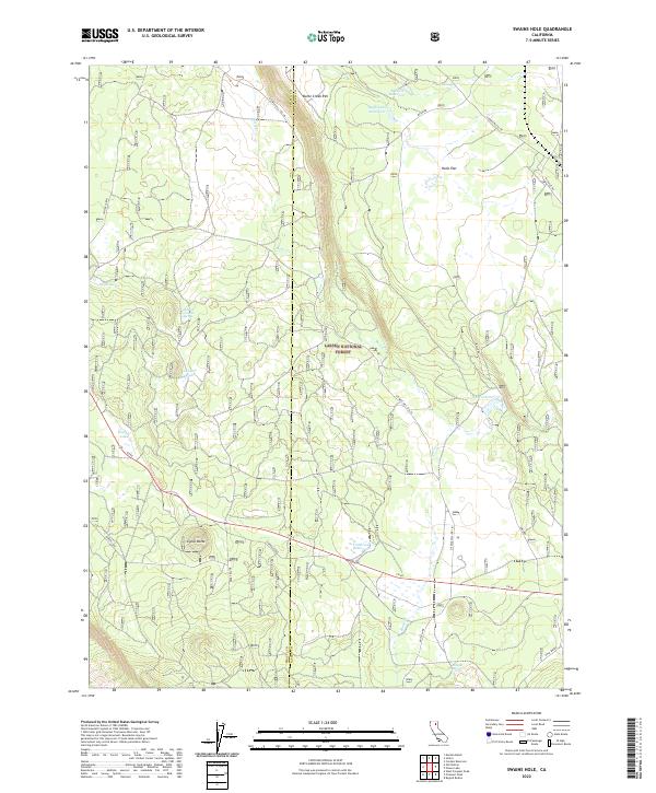 Swains Hole topographic map thumbnail