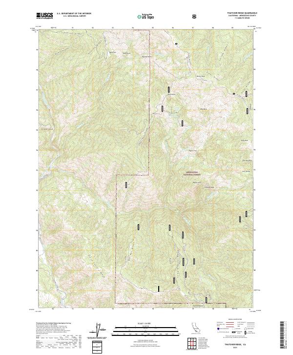 Thatcher Ridge 2021 topographic map thumbnail
