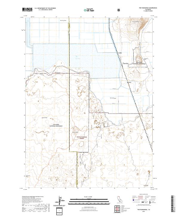 The Panhandle 2021 topographic map thumbnail