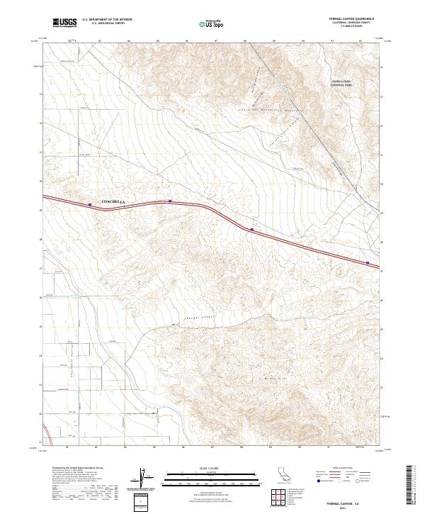 Thermal Canyon topographic map thumbnail