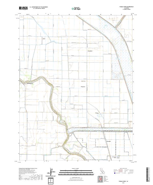 Tisdale Weir topographic map thumbnail