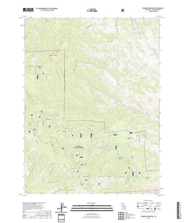 Tomhead Mountain 2021 topographic map thumbnail