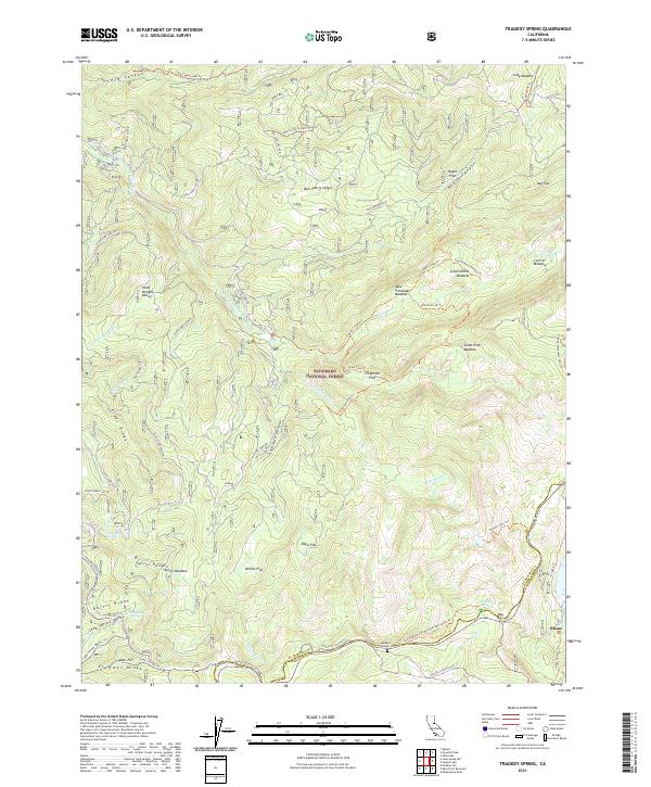 Tragedy Spring 2021 topographic map thumbnail
