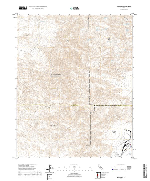 Trona West topographic map thumbnail
