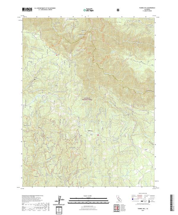 Tunnel Hill 2021 topographic map thumbnail