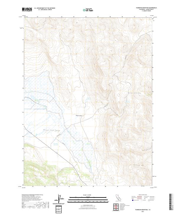Tunnison Mountain topographic map thumbnail