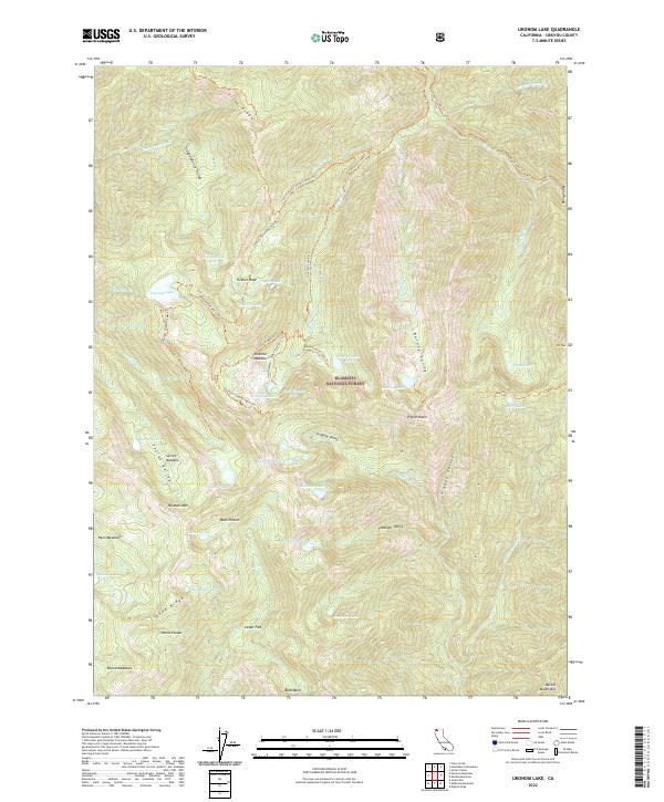 Ukonom Lake topographic map thumbnail