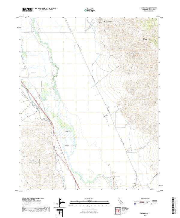 Union Wash 2021 topographic map thumbnail