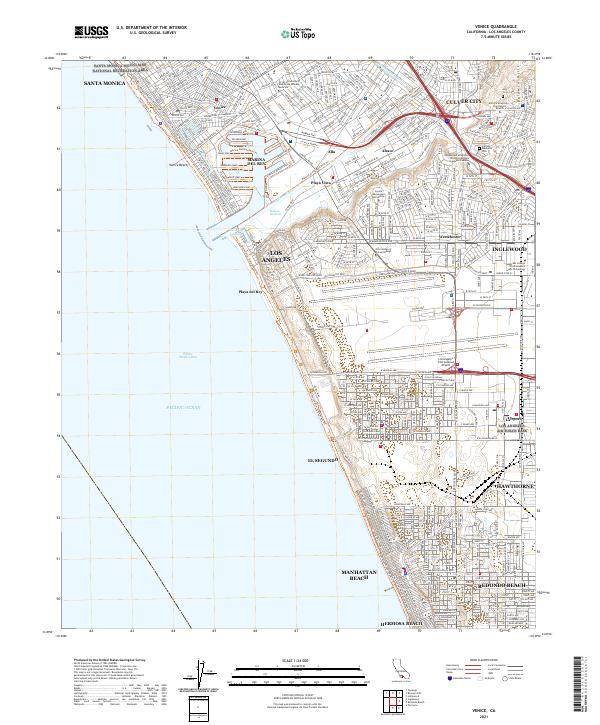 Venice 2021 topographic map thumbnail