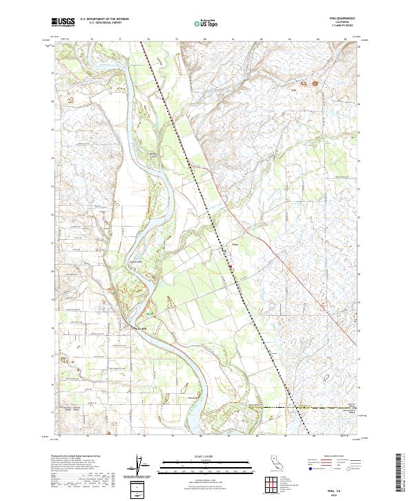 Vina 2022 topographic map thumbnail