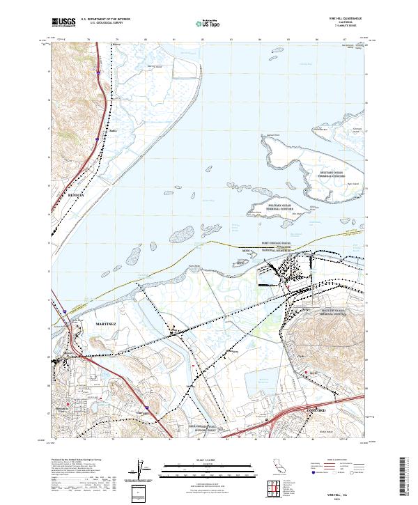 Vine Hill topographic map thumbnail