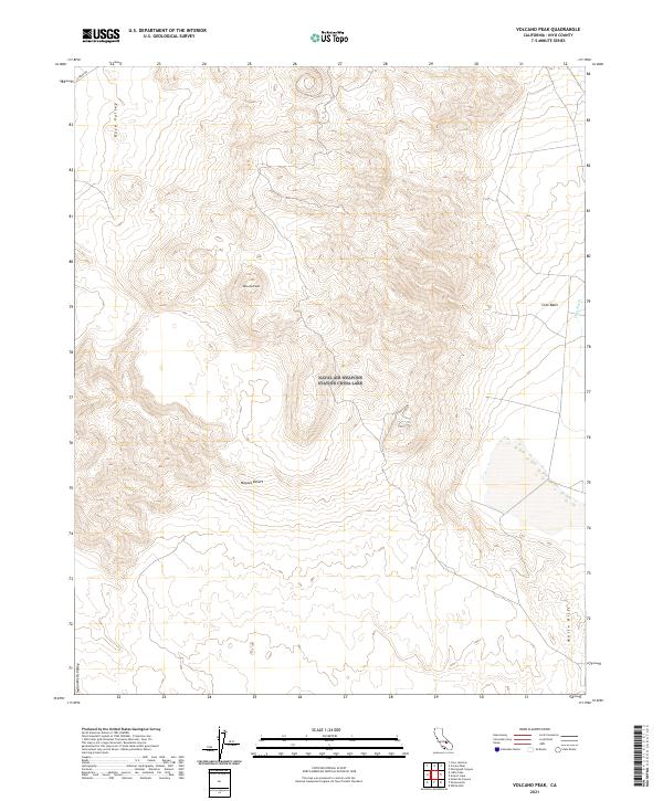 Volcano Peak 2021 topographic map thumbnail