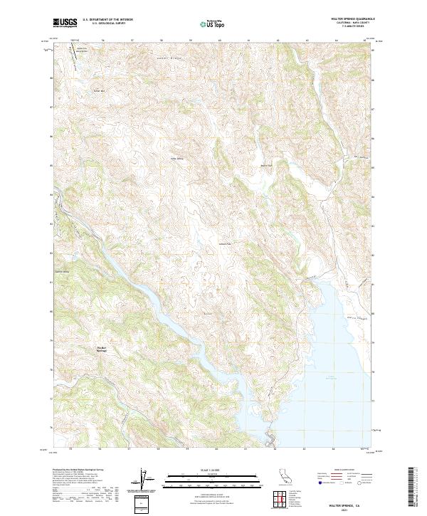 Walter Springs topographic map thumbnail