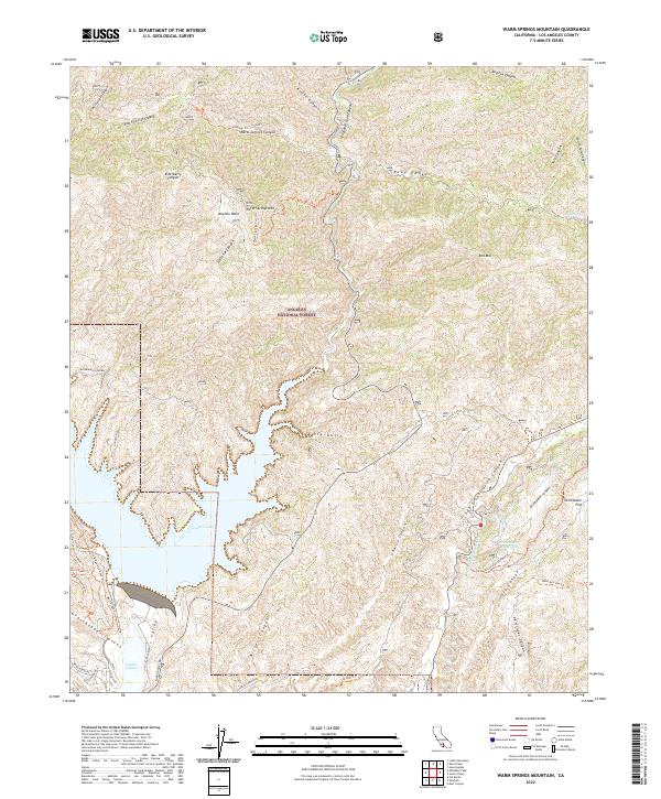 Warm Springs Mountain topographic map thumbnail