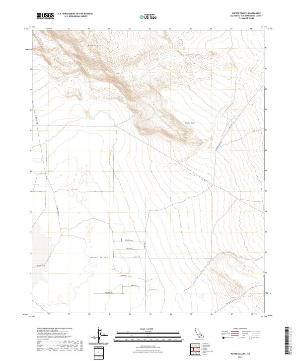Water Valley 2021 topographic map thumbnail