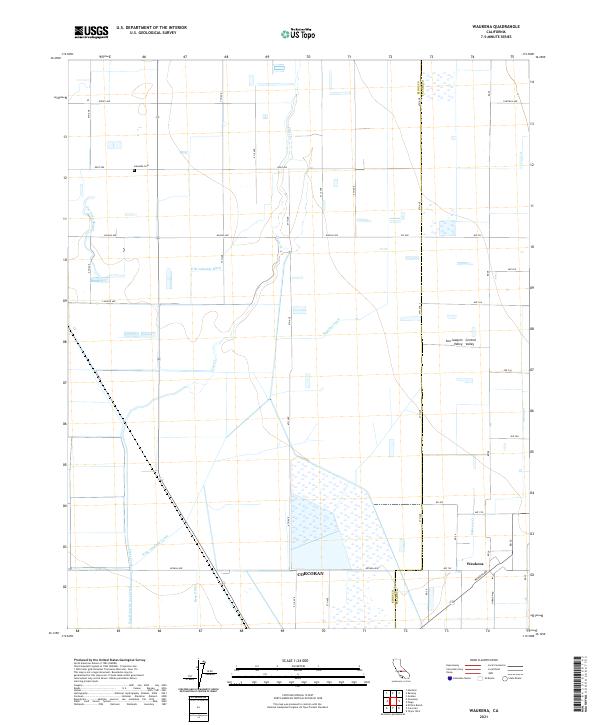 Waukena topographic map thumbnail
